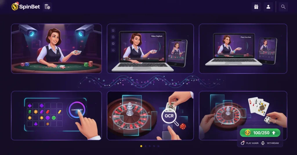 How Live Dealer Games Work at Spin Bet